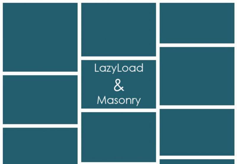 LazyLoad ve Masonry birleştirme