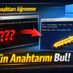Windows Lisans Anahtarı Öğrenme (CMD ve PowerShell)