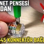 Pensesiz Ethernet Kablosu Nasıl Yapılır? (Tornavida ile RJ45 T568B)